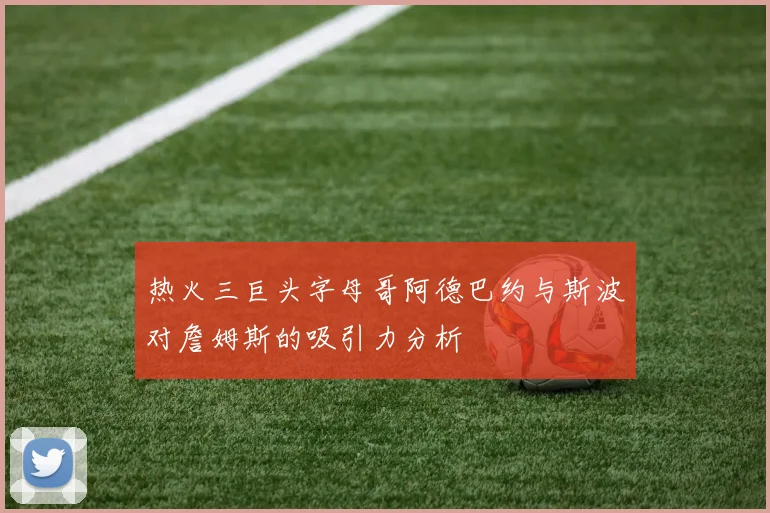 热火三巨头字母哥阿德巴约与斯波对詹姆斯的吸引力分析