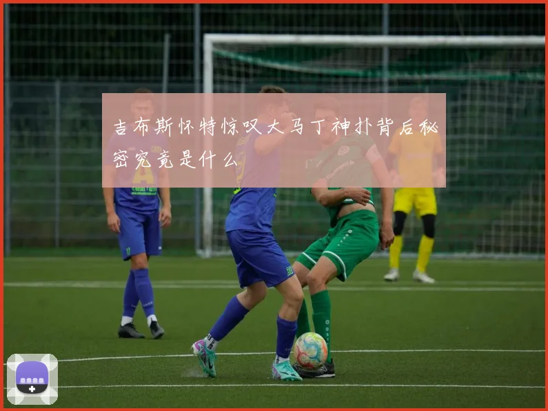 吉布斯怀特惊叹大马丁神扑背后秘密究竟是什么